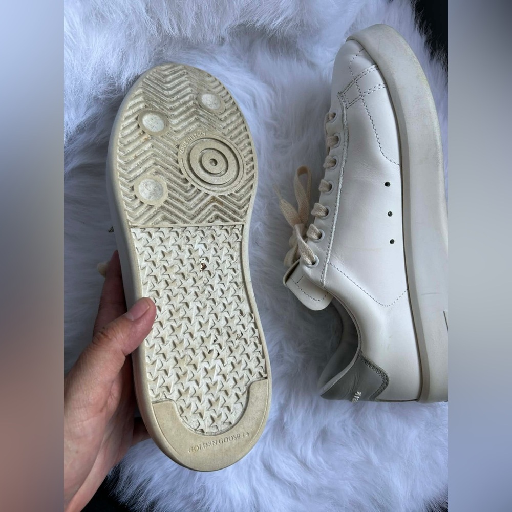 Golden Goose Off-White Star-Accent Platform Sneakers - Picture 5 of 7